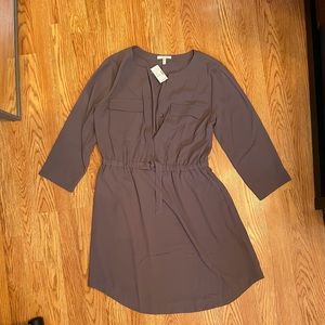 Dusty Purple Shirt Dress